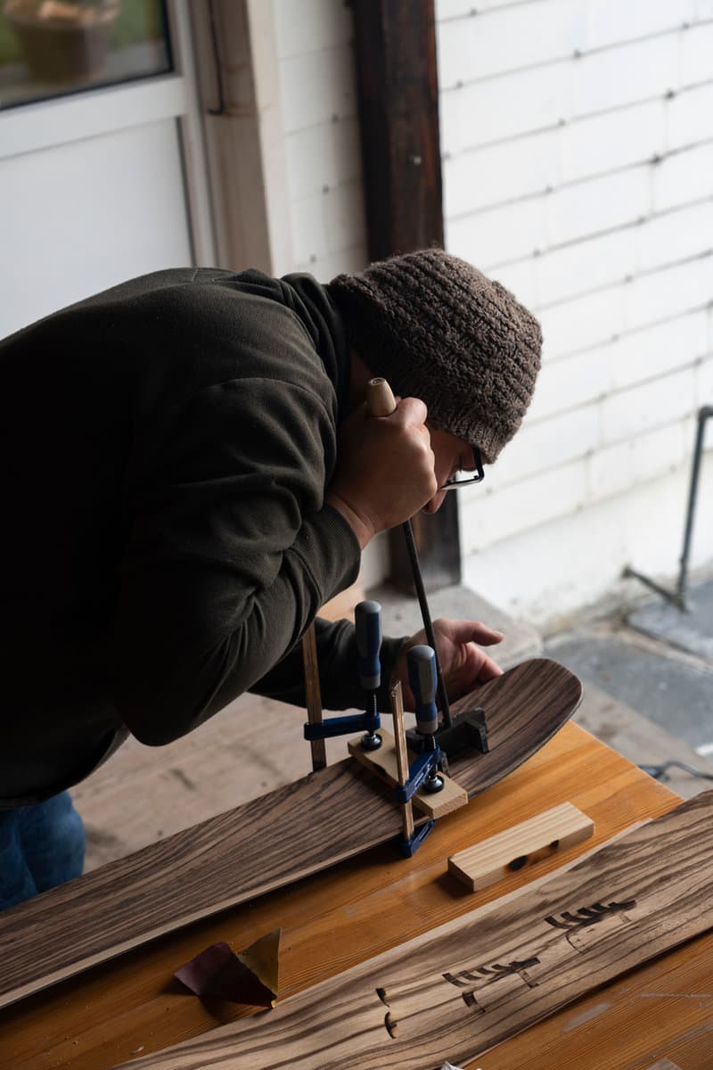 Fabrication artisanale TANNE — détail bois